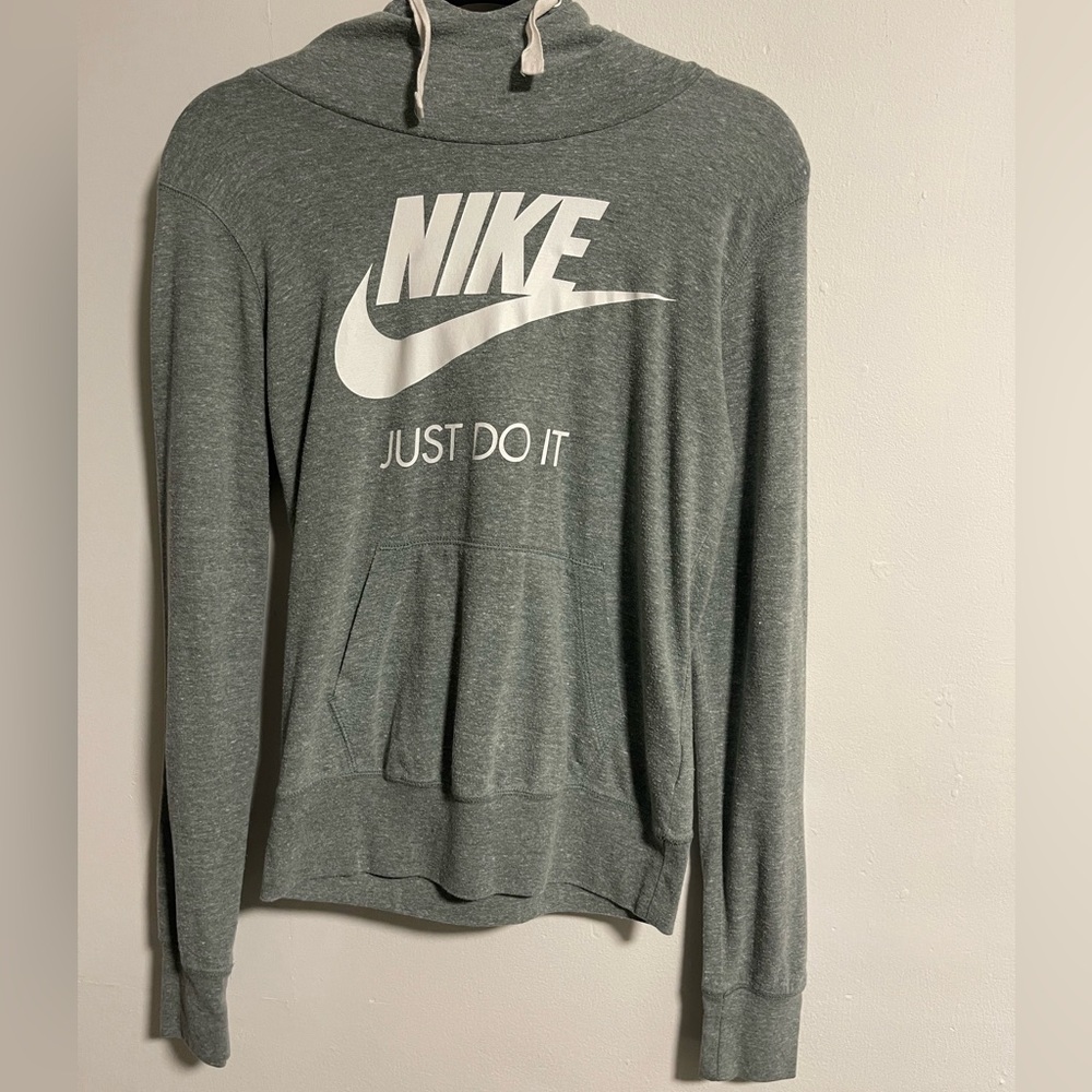 Nike Women's Cowl Neck Gray Sweater